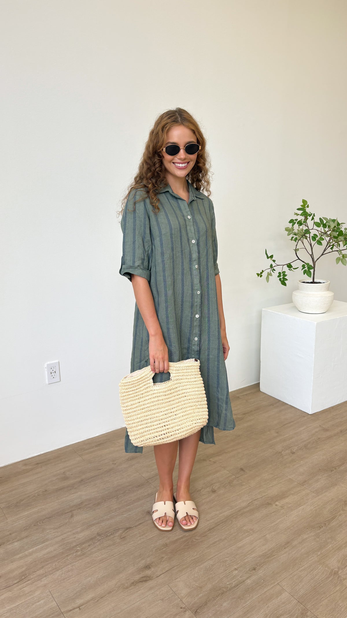 The Haven Linen Dress