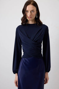 Delilah Draped Blouse
