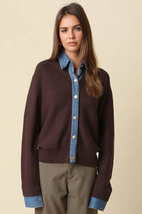 Lover Denim Cardigan