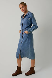 Up For It Denim Dress