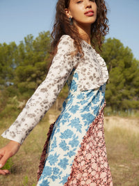 Cottagecore Floral Maxi Dress