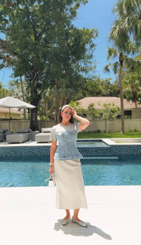 Tres Chic Denim Top
