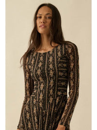 Frolicking Mesh Dress