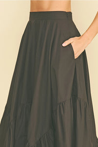 Asymmetrical Maxi SKirt