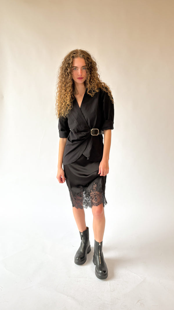 Your Honor Belted Top