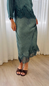 The Enchanted Lace Maxi Skirt
