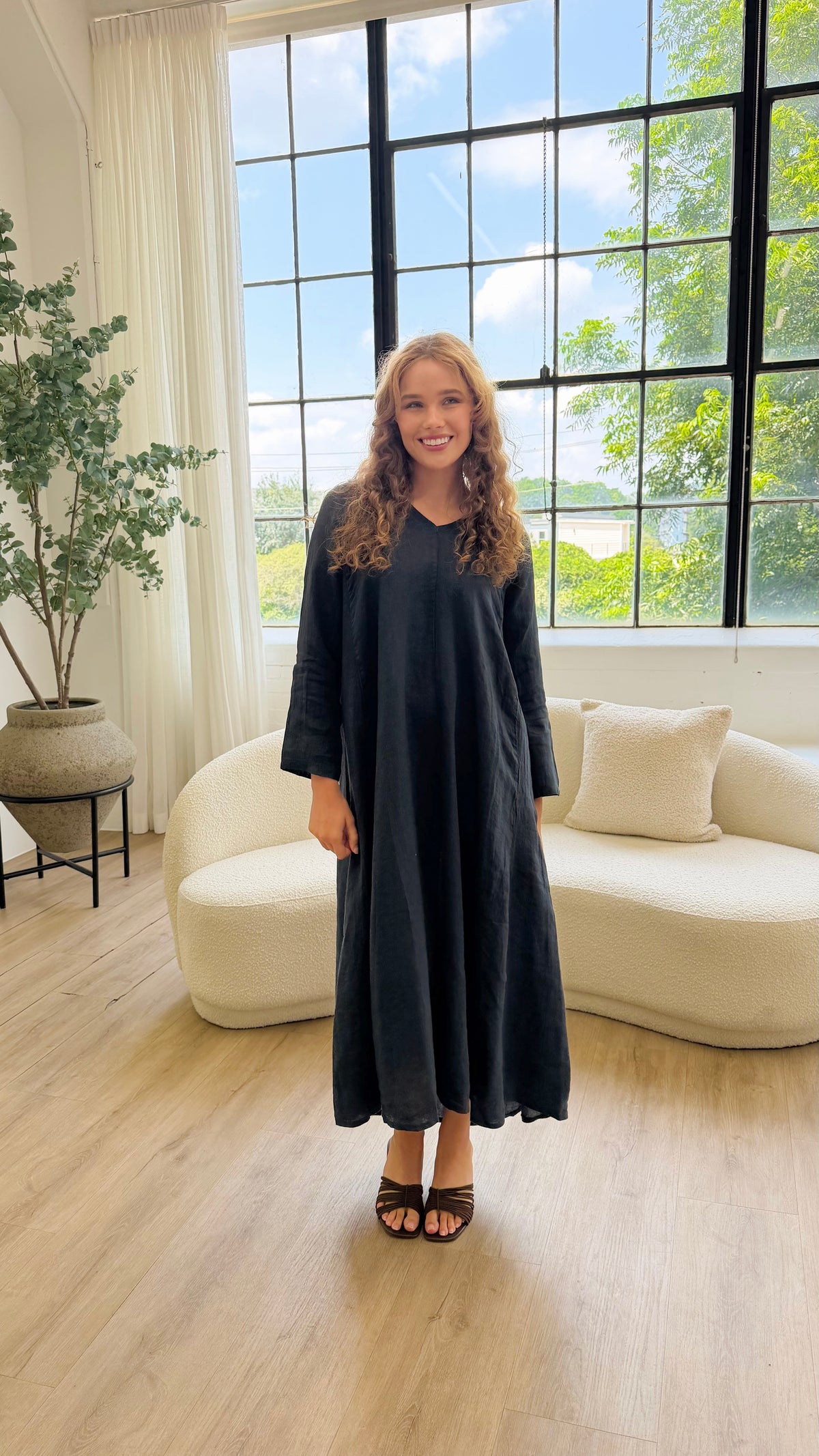 The Sway Linen Dress