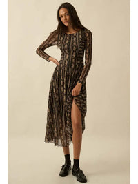 Frolicking Mesh Dress