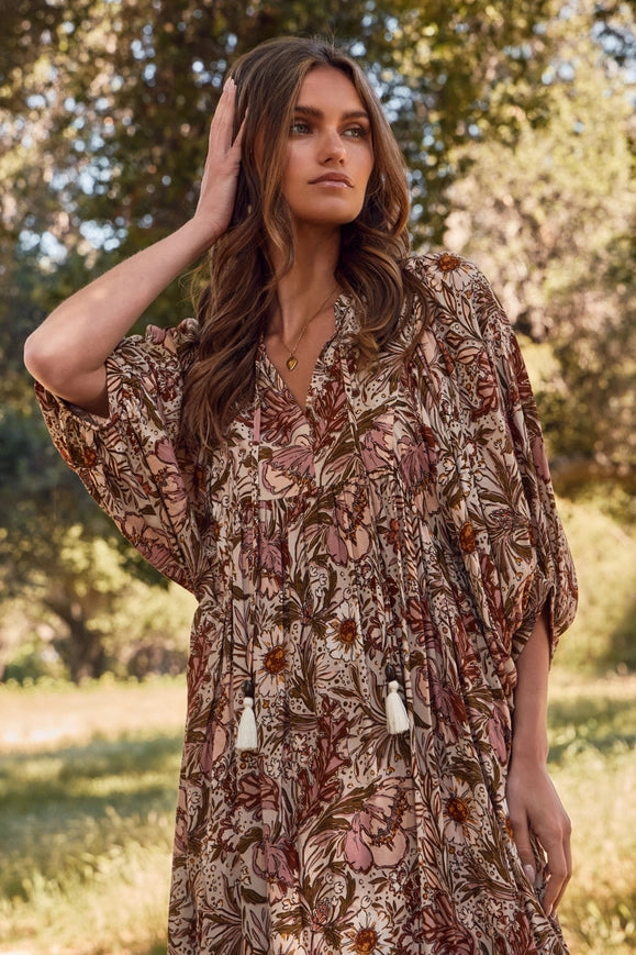 Bohemian Floral Maxi Dress