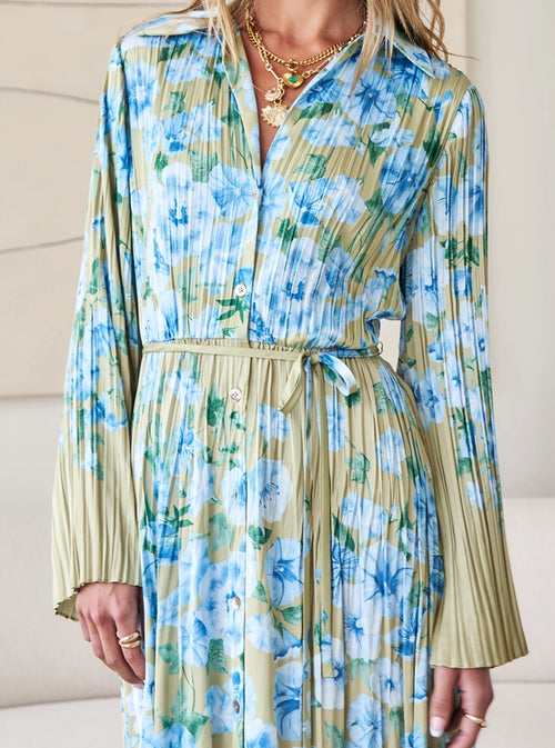 Pleasant Plisse Dress