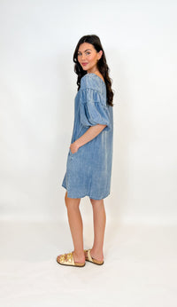 Denim Bubble Dress