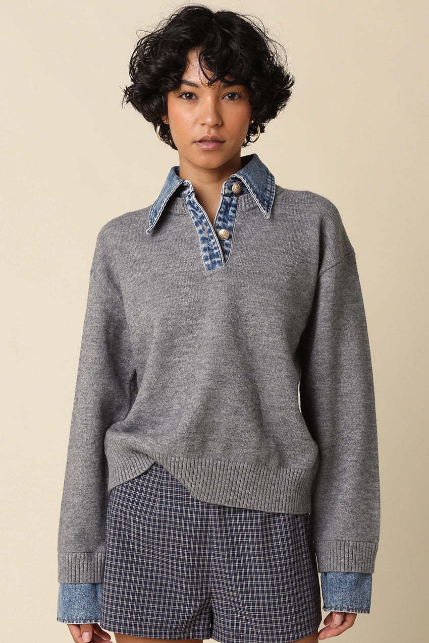 Lover Denim Sweater