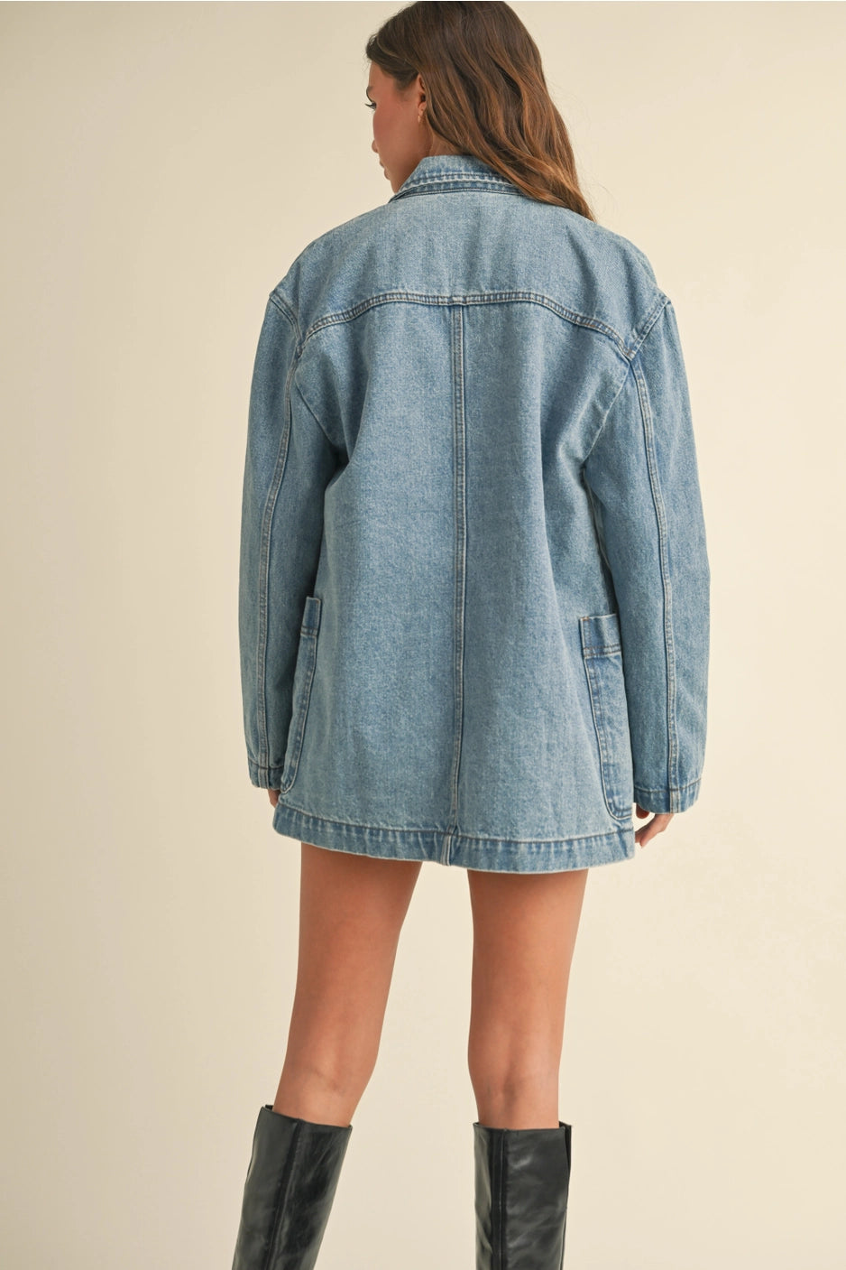 Maybe Denim Blazer