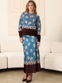 Elegance Floral Slip Skirt