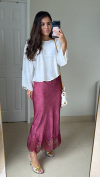 The Enchanted Lace Maxi Skirt