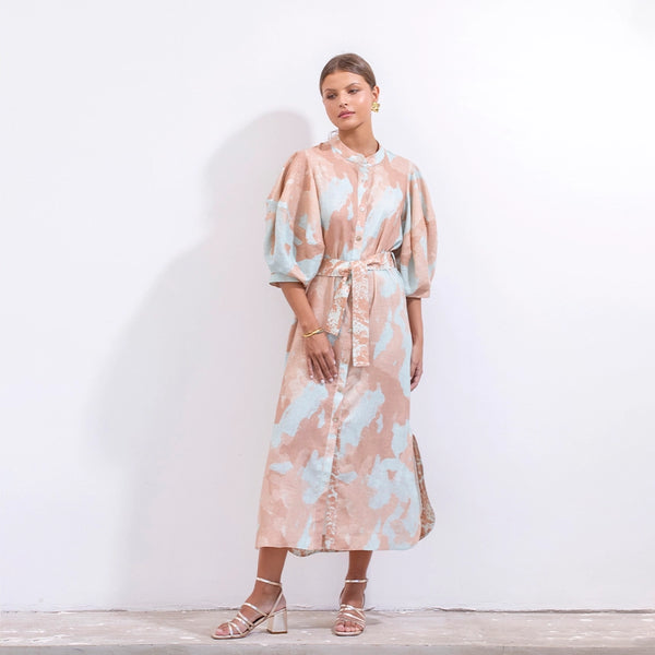 Gerald Aqua Maxi Dress