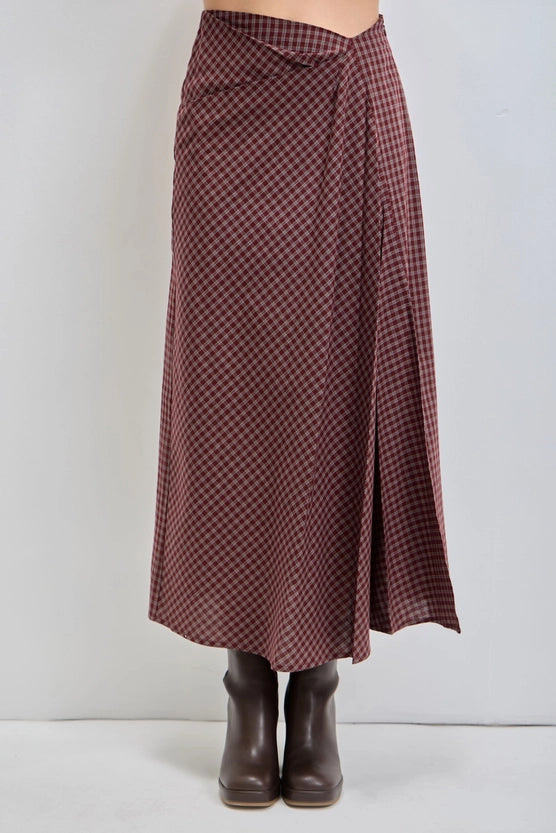Reva Plaid Skirt