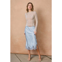 Diamond Lace Slip Skirt