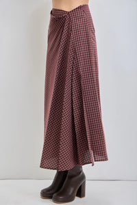 Reva Plaid Skirt