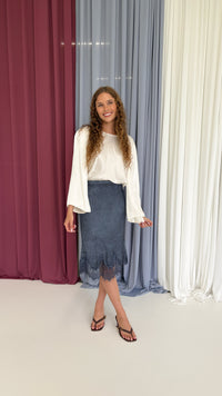 The Enchanted Lace Knee Skirt