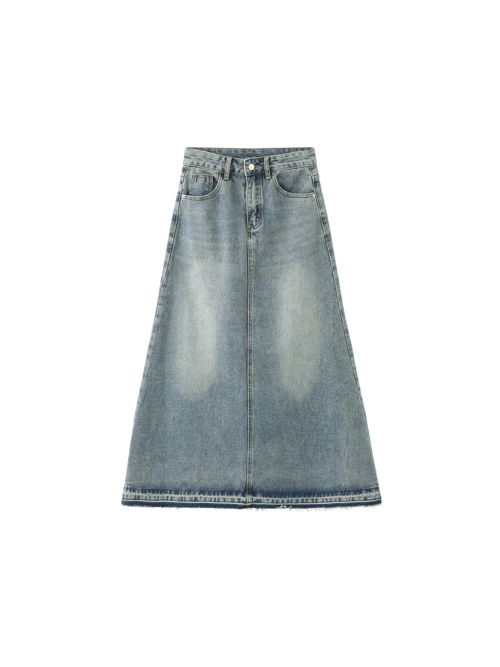 Serene Denim Maxi Skirt