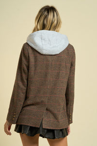 Hallie Houndstooth Blazer