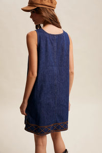 She Is Here Overall Dress
