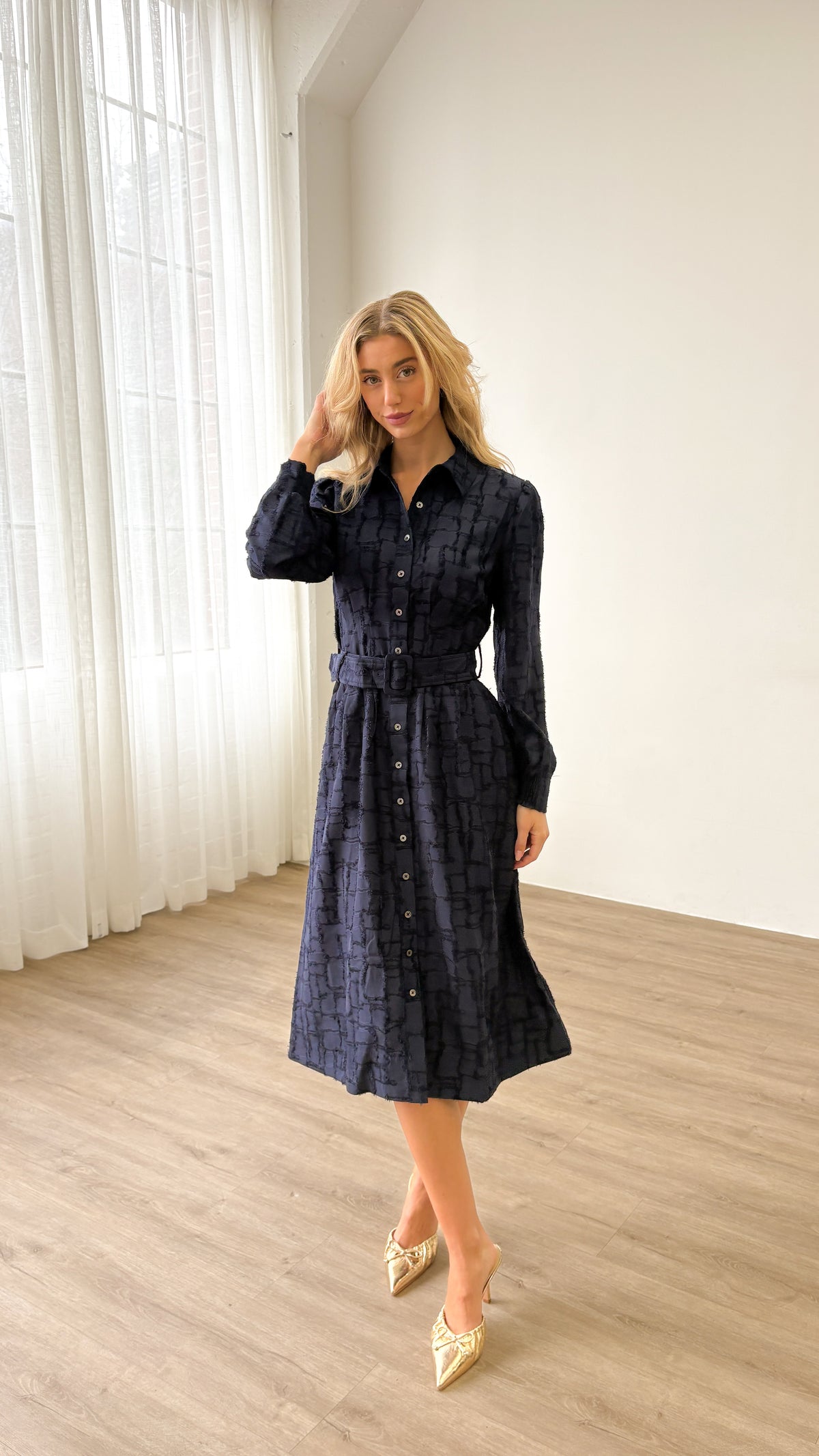 Demi Jacquard Dress