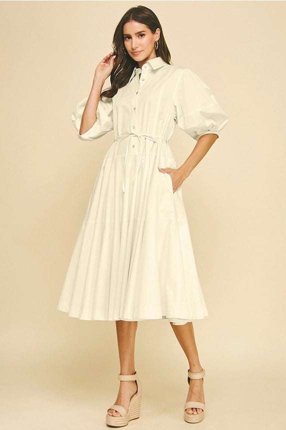 Basically Butter Midi Dress
