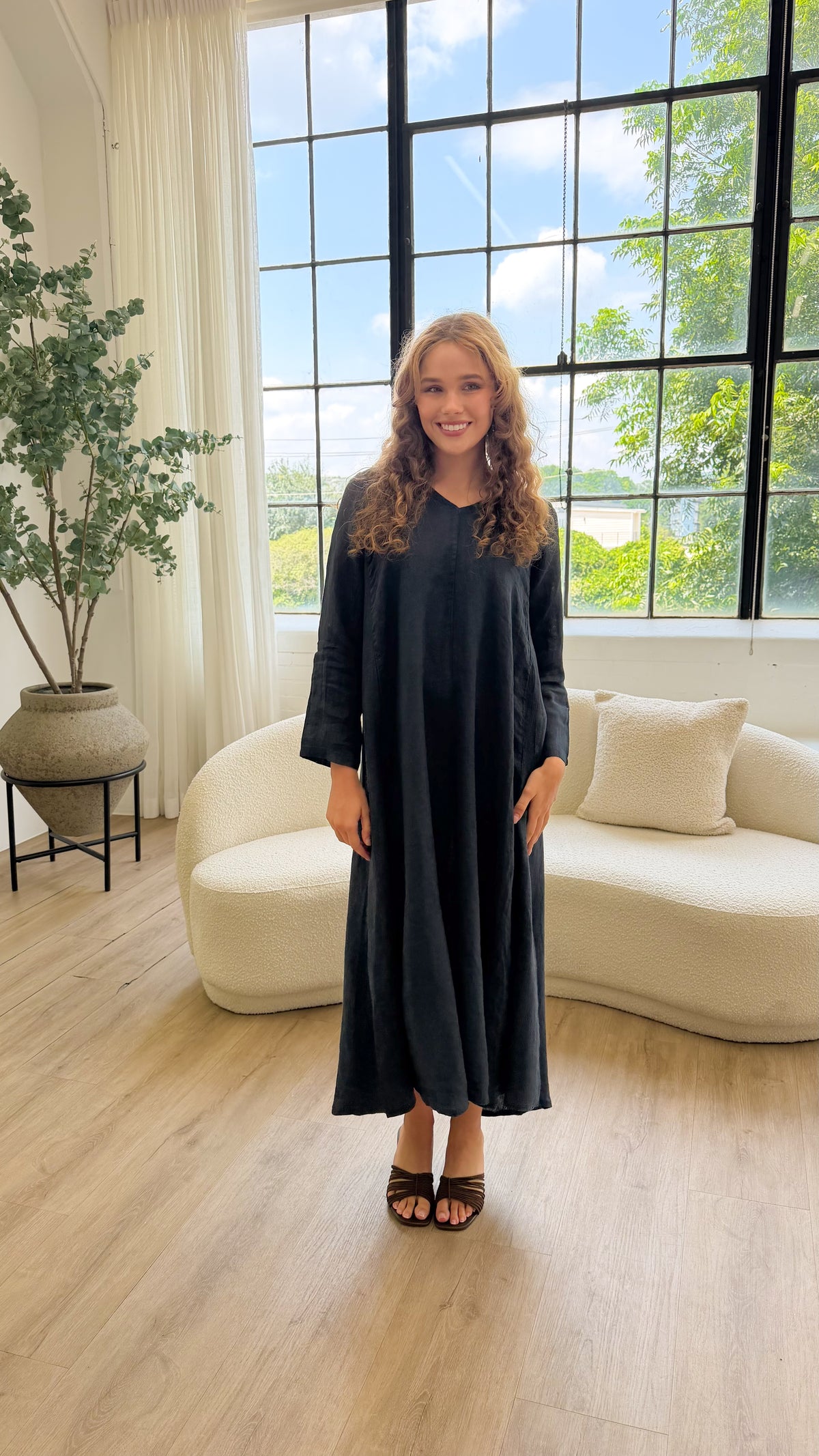 The Sway Linen Dress