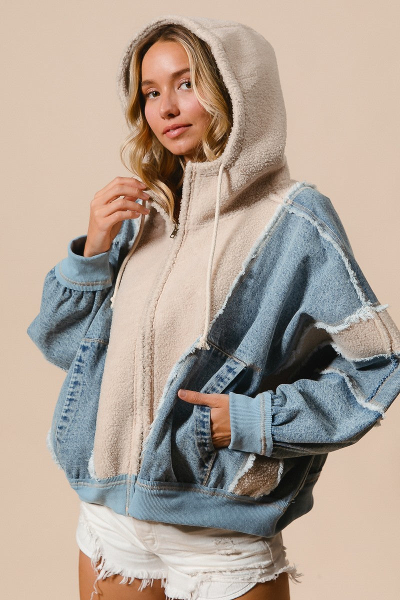 Denim Dream Hoodie