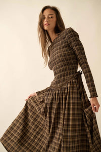 For You Plaid Dress