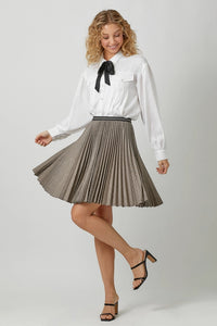 October Pleated Skirt