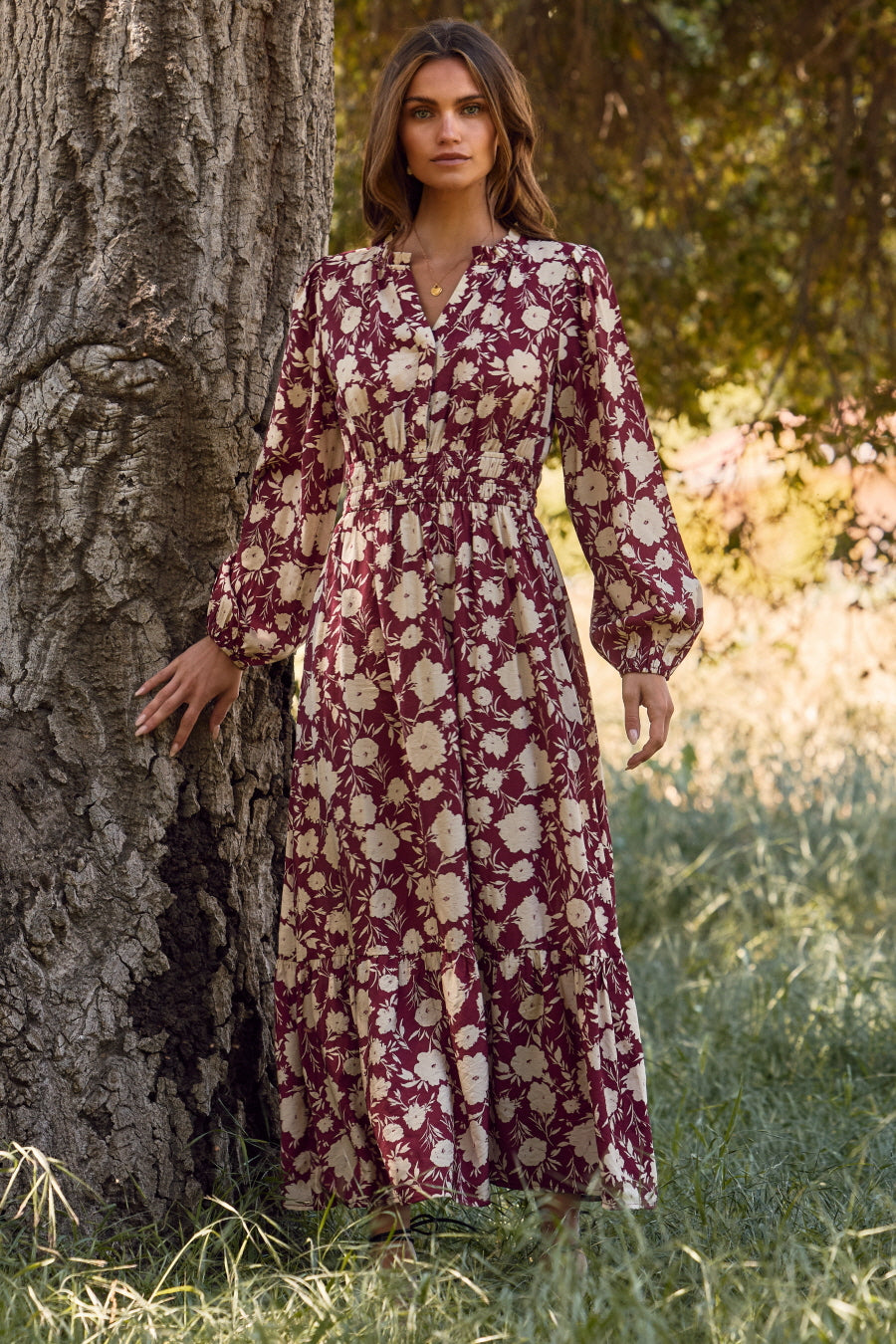 Rosa Floral Maxi Dress