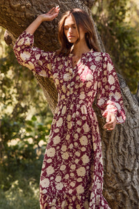 Rosa Floral Maxi Dress
