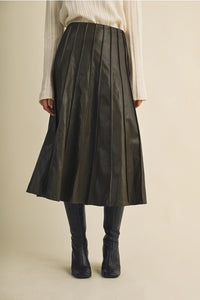 Brenda Pleated Midi Skirt