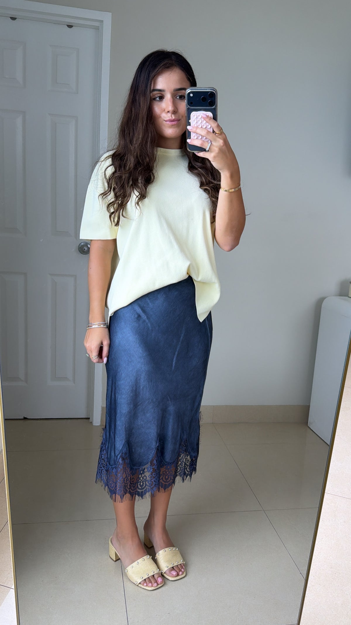 The Enchanted Lace Knee Skirt