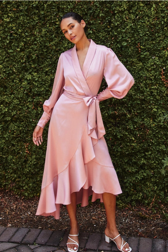 Elizabeth Wrap Dress – DOLLY Elizabeth Wrap Dress – DOLLY