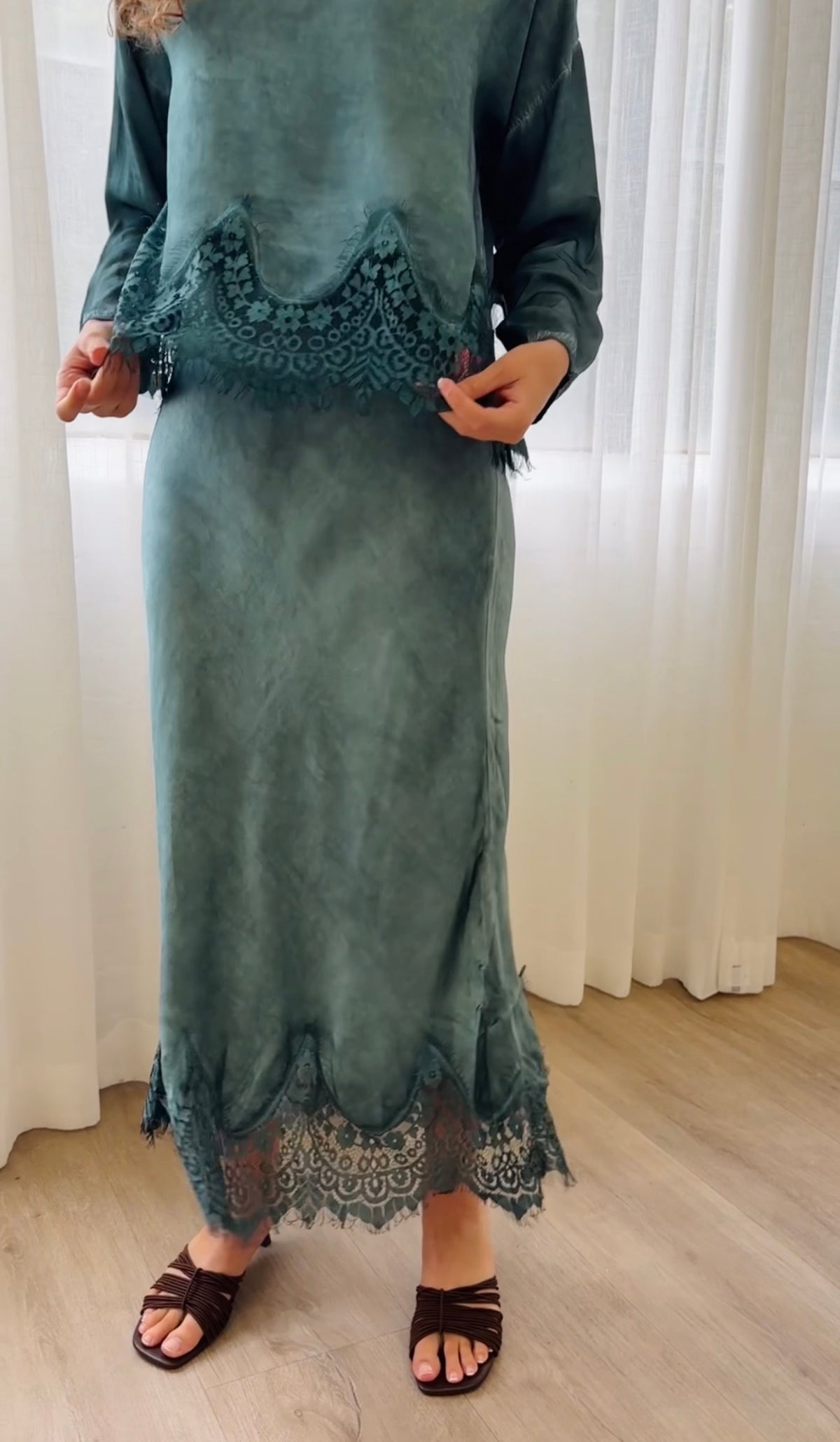 The Enchanted Lace Maxi Skirt