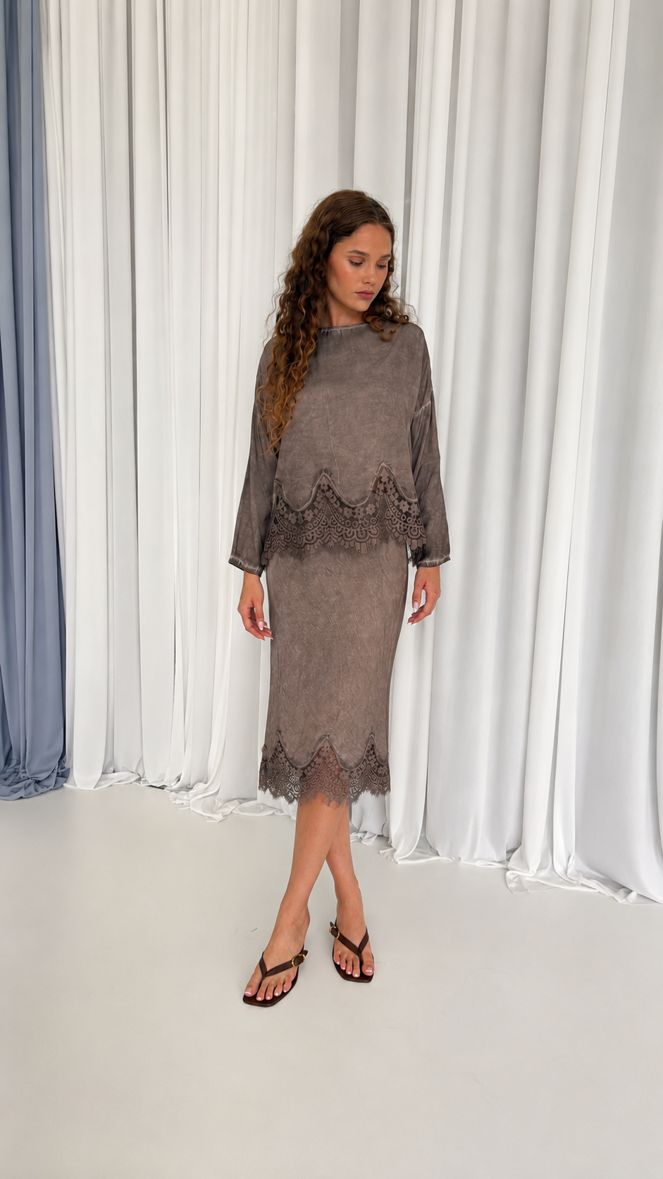 The Enchanted Lace Knee Skirt