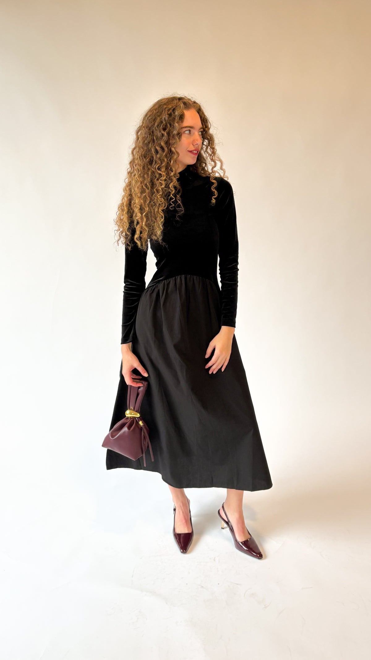 Divina Velvet Maxi Dress