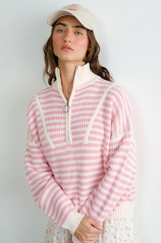 California Half Zip Sweater