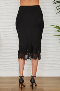 Enchanted Lace Knee Skirt