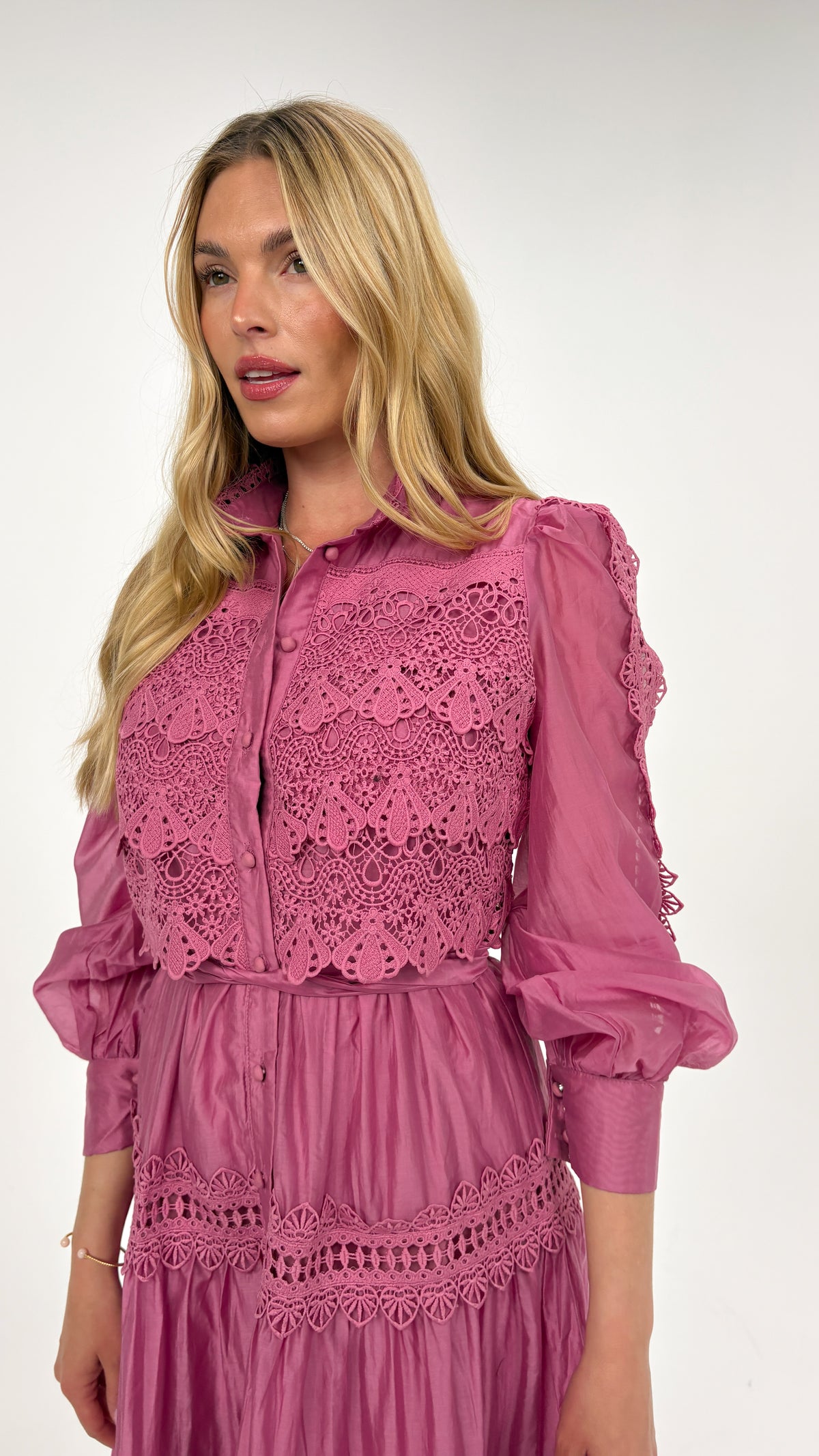 Elegance Crochet Dress