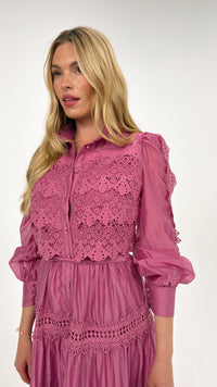 Elegance Crochet Dress