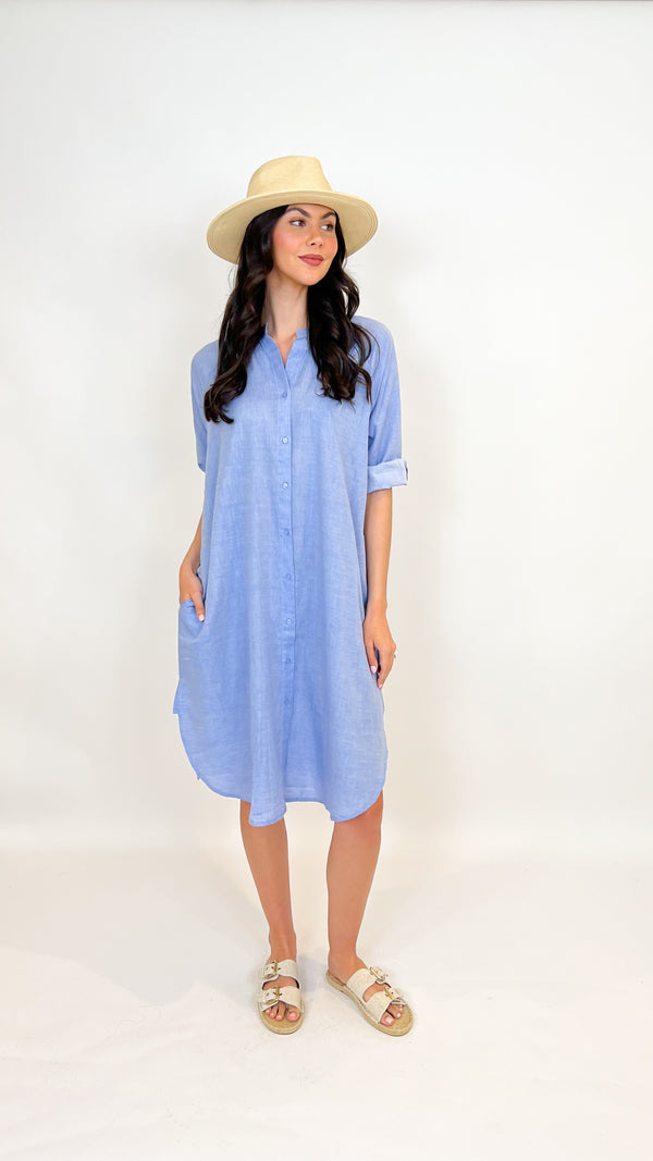 Seaside Effortless Shirt Dress