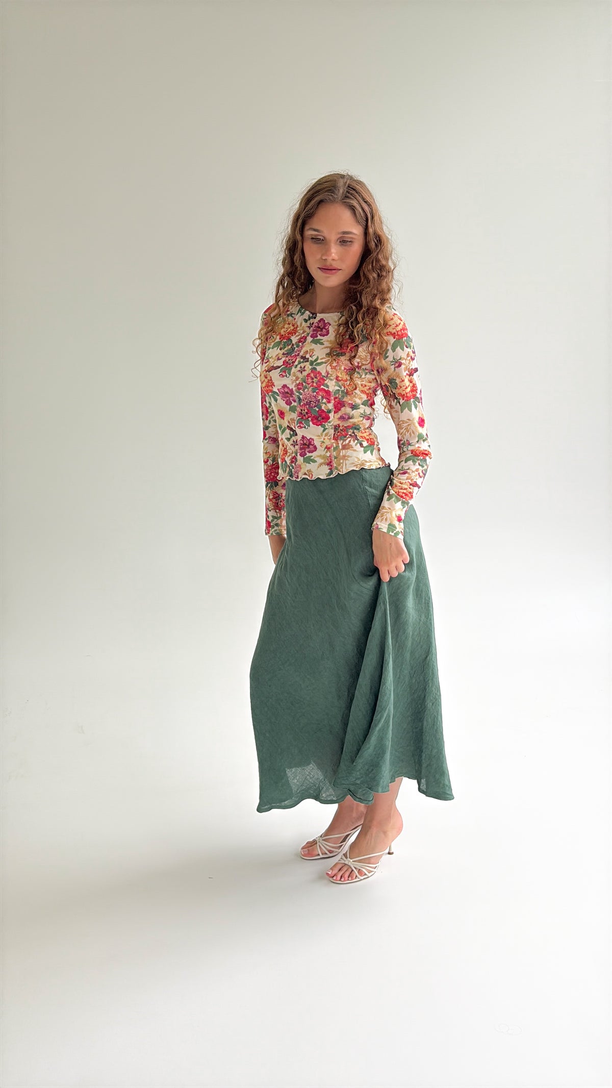 Pretty Little Linen Skirt