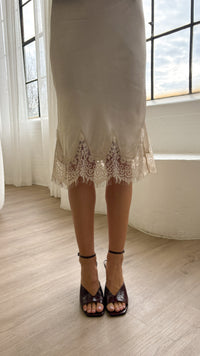 Enchanted Lace Knee Skirt