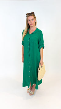 Sweet Escape Linen Dress
