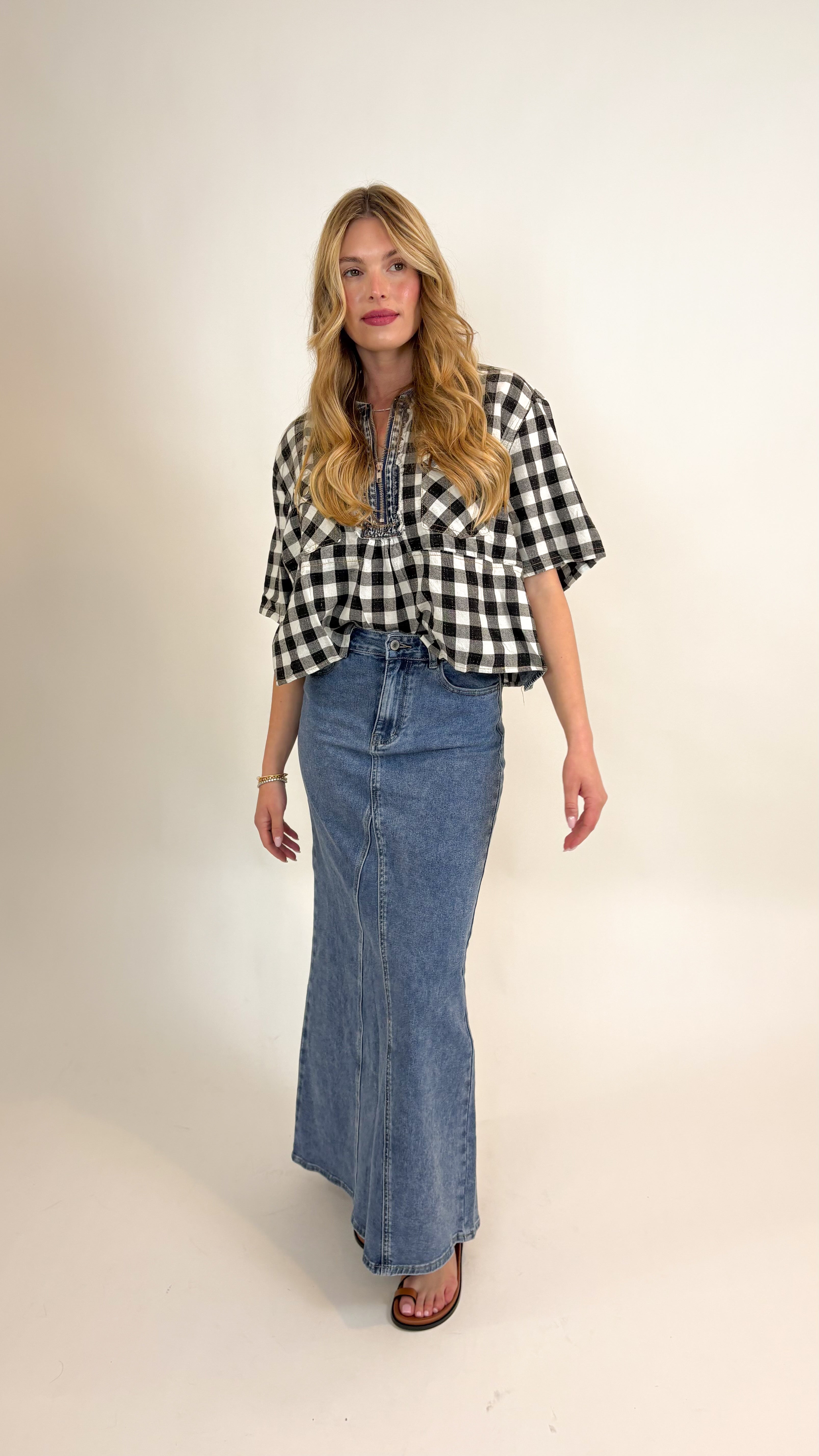Your Turn Denim Skirt – DOLLY
